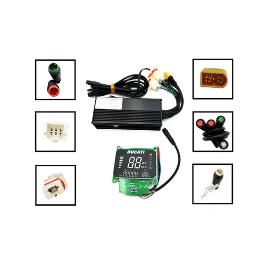 Kit display et controleur Ducati 48V Scrambler E-Cross prise XT90