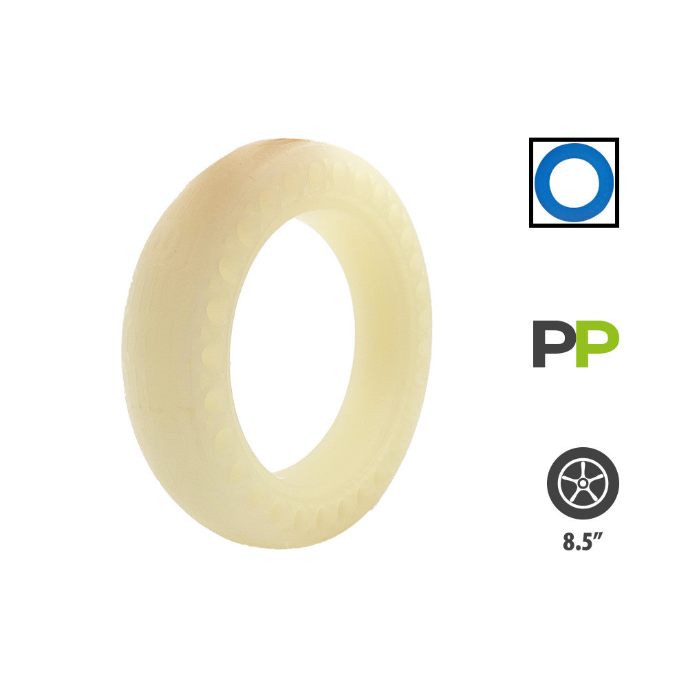 Pneu plein fluo Bleu 8,5x2