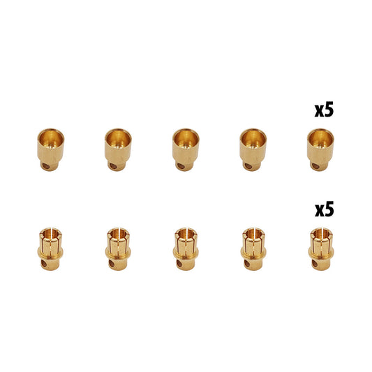Connecteurs Banane 8mm x10 pcs (5 male + 5 femelles)